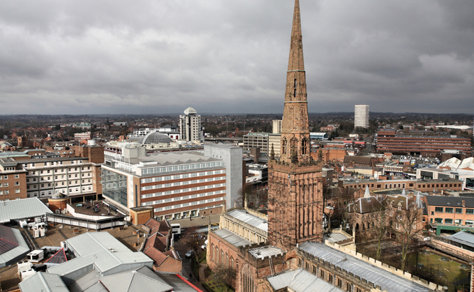 Aerial view of Coventry | Credit: iStock