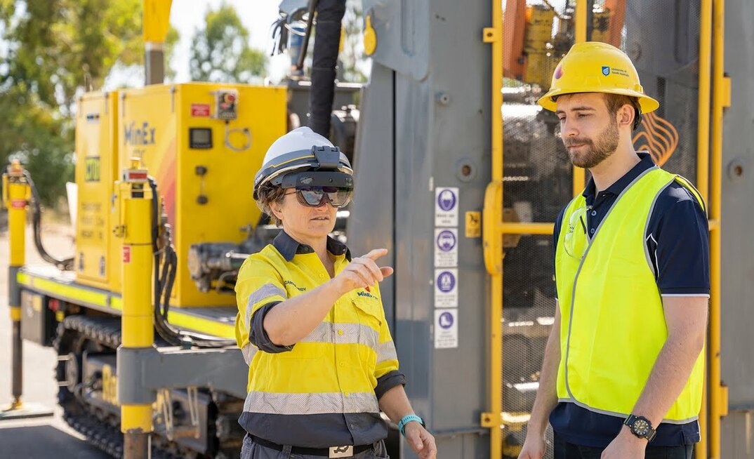 RoXploror is a fully immersive VR digital twin for drilling operations. Photo: University of South Australia