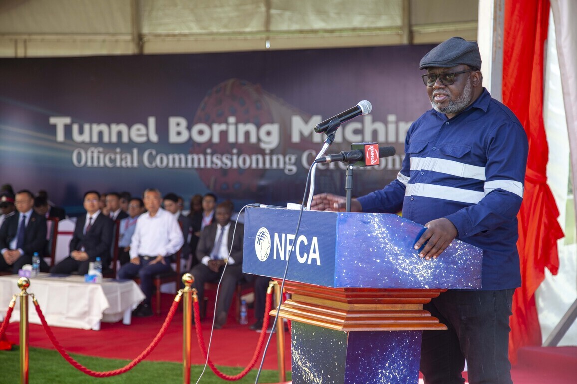 ZAMBIA-COPPERBELT PROVINCE-CHINESE COMPANY-MINING-TBM-COMMISSIONING