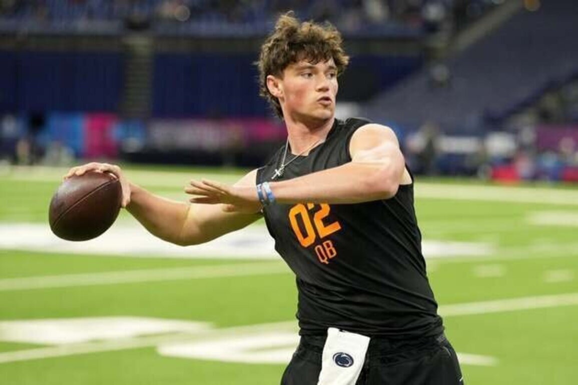 Steelers, amid QB uncertainty, select Drew Allar in third round