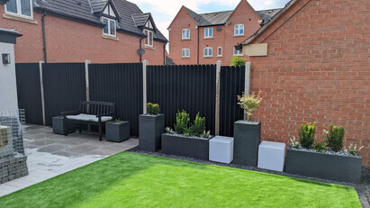 Onduline 'roofing' sheets for fence panels and gates 