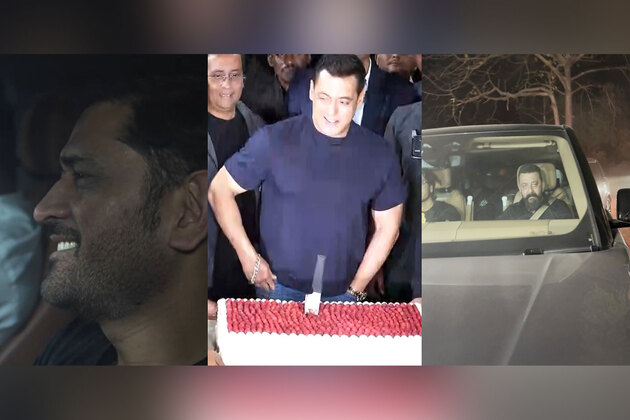 Salman Khan rings in 60th birthday at Panvel farmhouse; Salim Khan, MS Dhoni, Sanjay Dutt, Karisma Kapoor join celebration