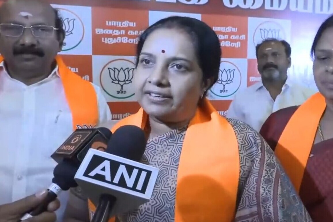 Puducherry: BJP launches campaign supporting Lakshya Democratic Party leader Jose Charles Martin ahead of polls