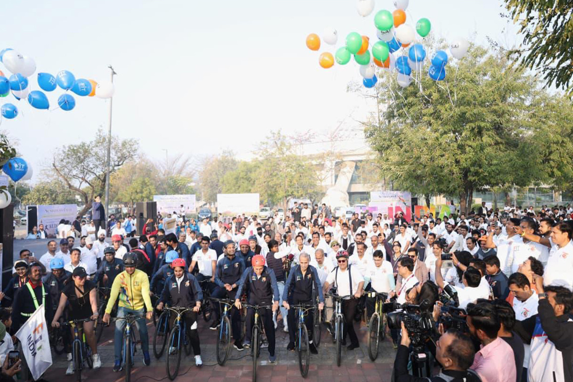 Centre's push elevates India's sporting stature; athletes welcome CWG 2030 amid nationwide Fit India cycling drive