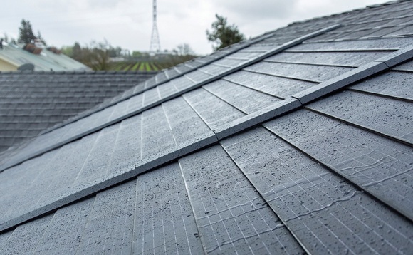 What’s notable about the Timberline Solar Energy Solar shingle from GAF Energy is that it’s really and truly a shingle, which can be nailed into the roof / Credit: GAF Energy