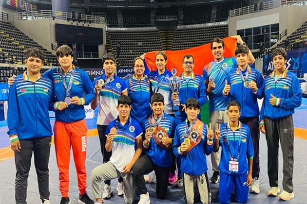 India Women's Wrestling team shines at U-17 World Wrestling Championship with six medals