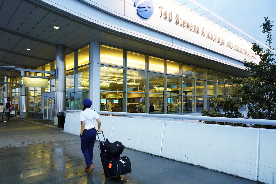 U.S.-ALASKA-ANCHORAGE-AIRPORT