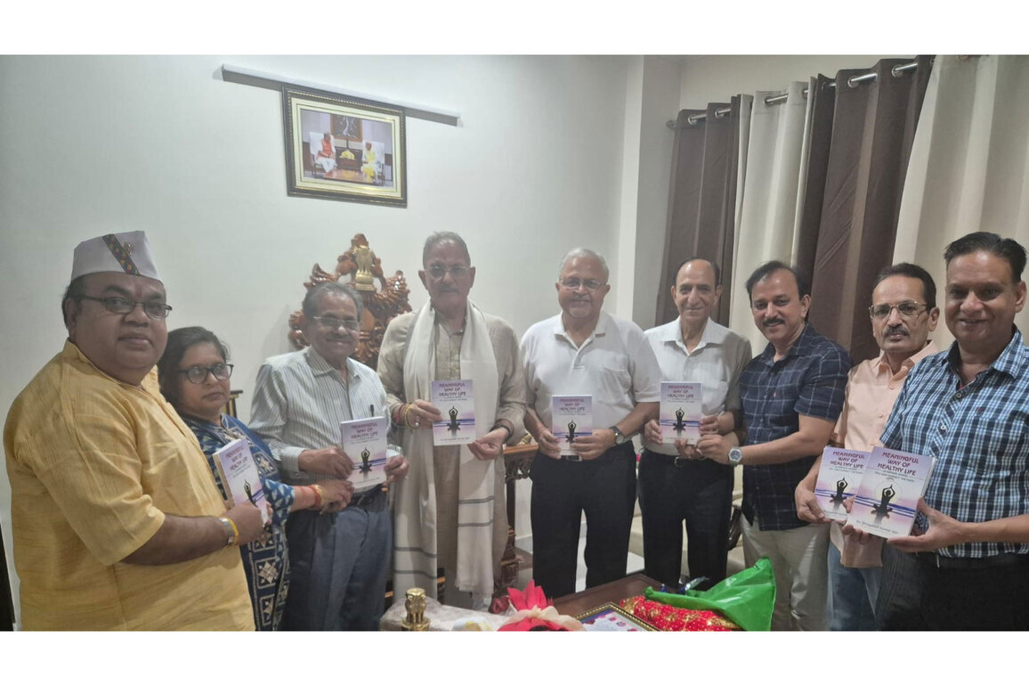 J-K: Governor Kavinder Gupta releases book of Dr Jain, "Meaningful way of healthy life"