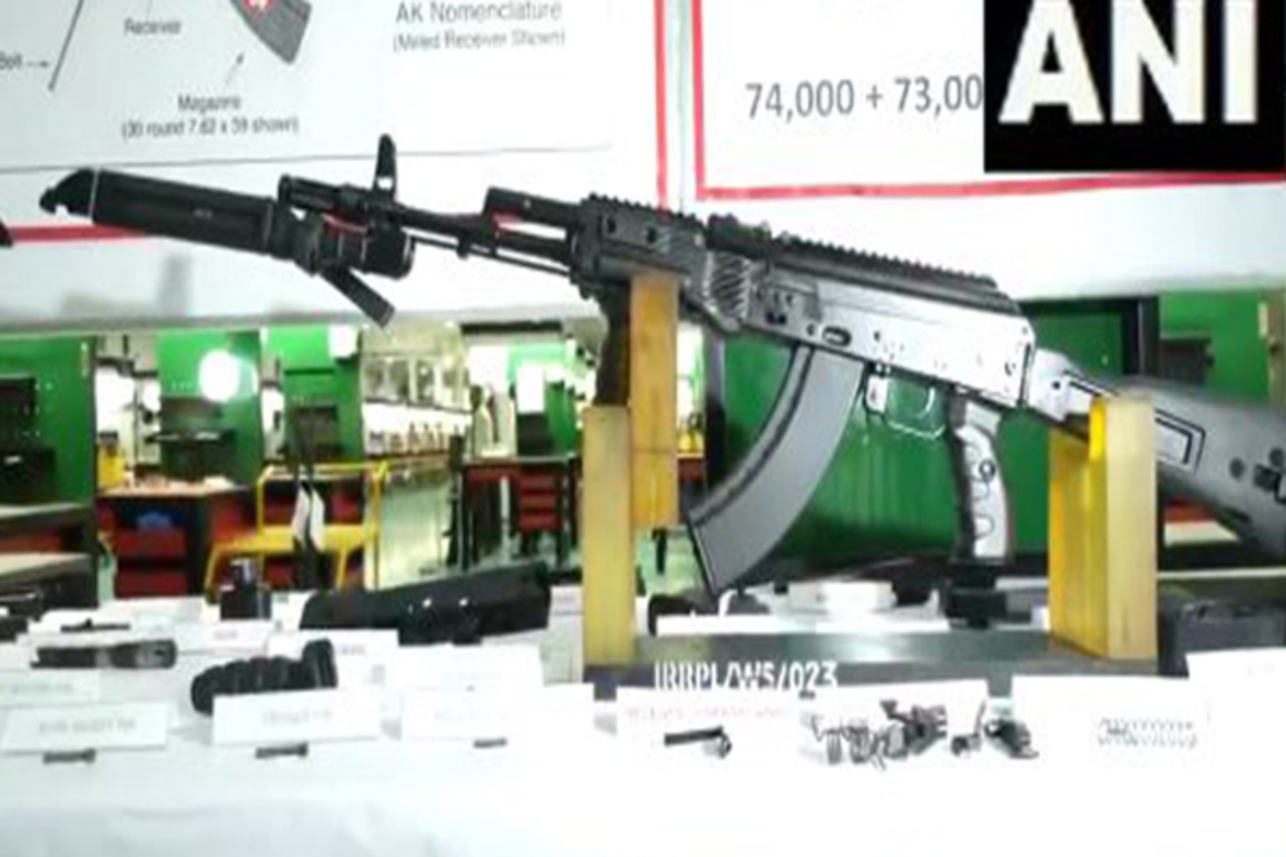 "AK-203 will be the most reliable thing in future," IRRPL Chief Major Gen SK Sharma