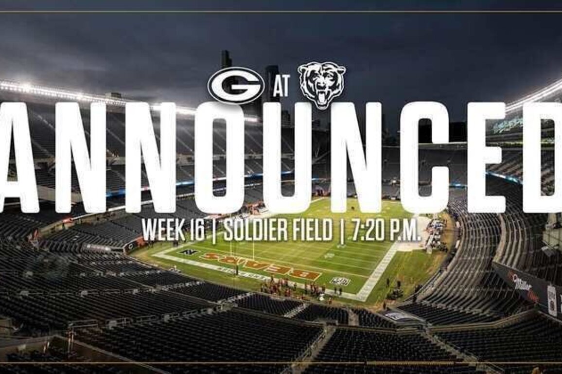 Packers to play Dec. 20 game at Chicago in primetime