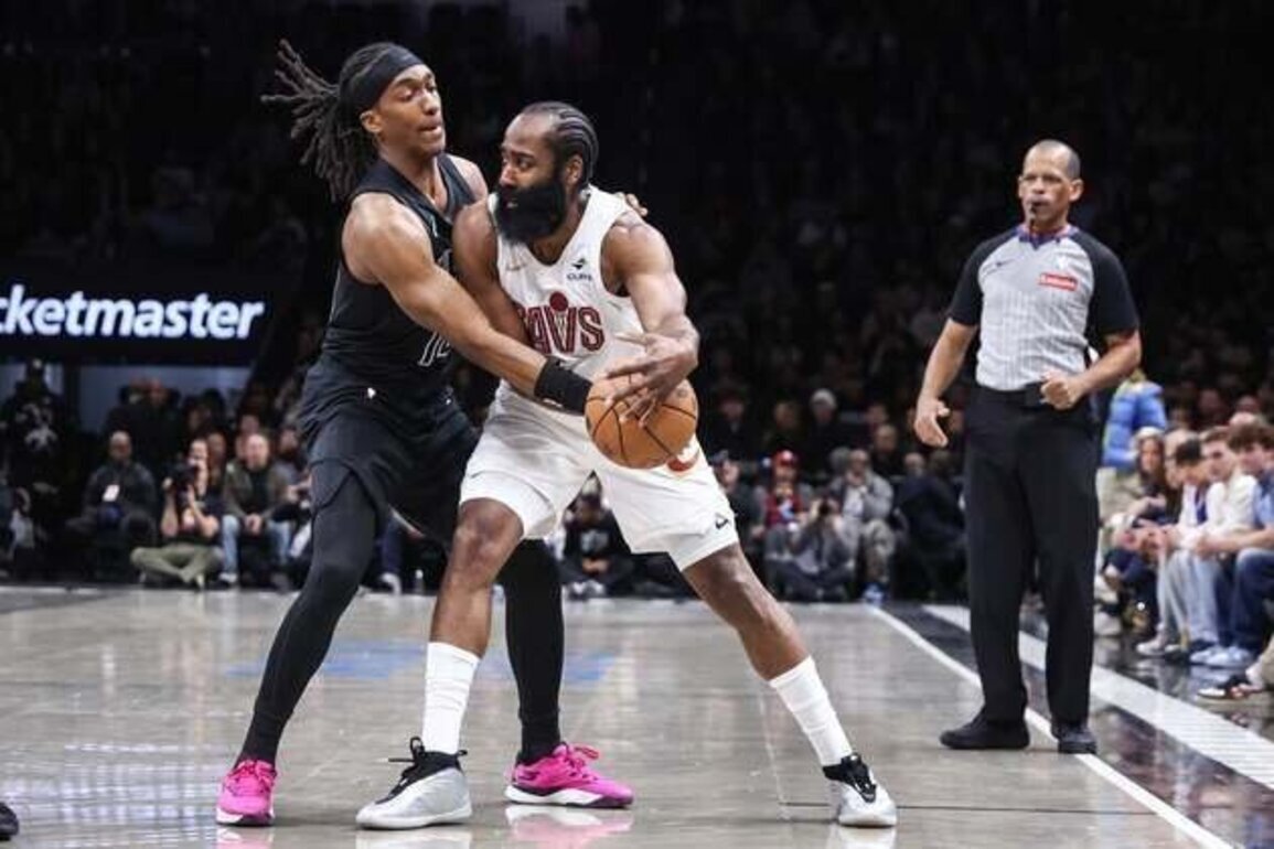 James Harden, Cavaliers hand Nets eighth straight loss
