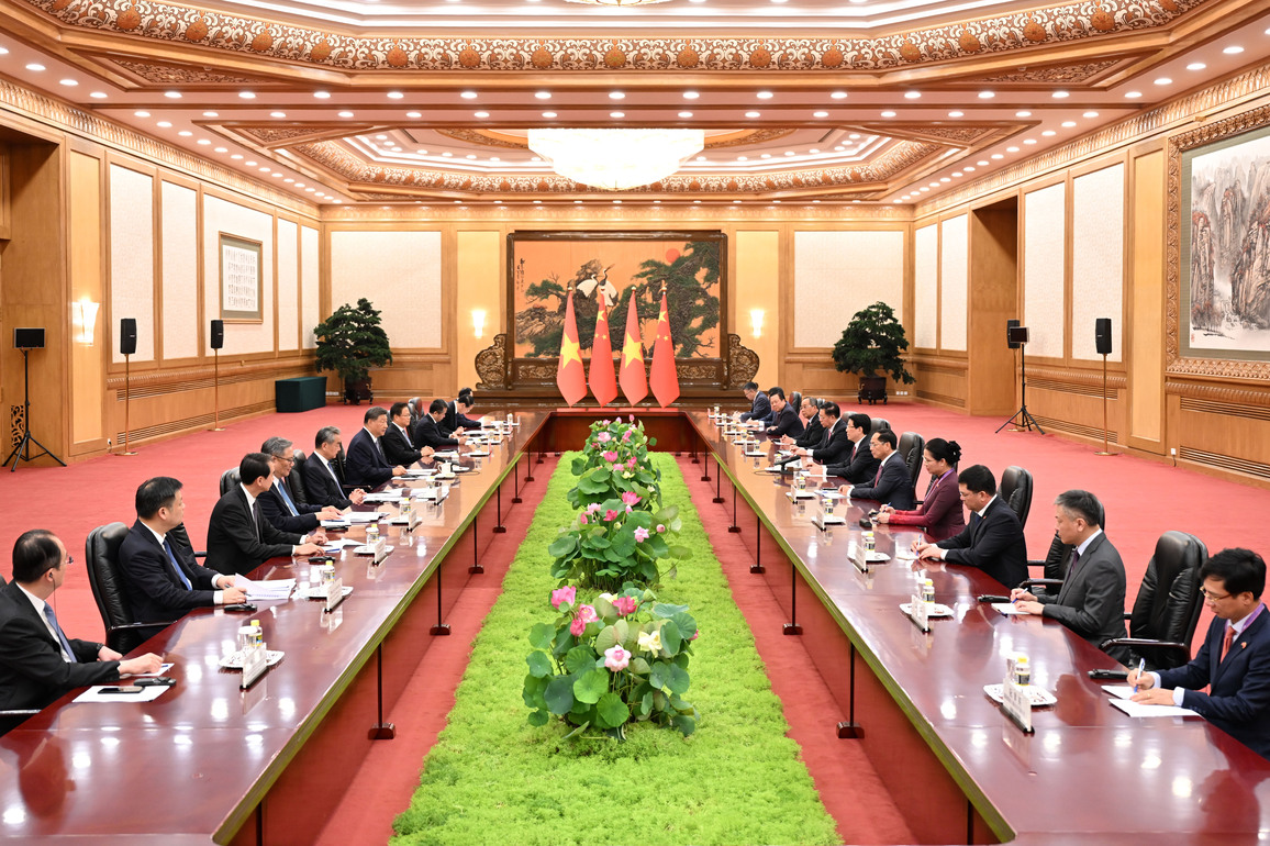 CHINA-BEIJING-XI JINPING-VIETNAMESE PRESIDENT-MEETING (CN)