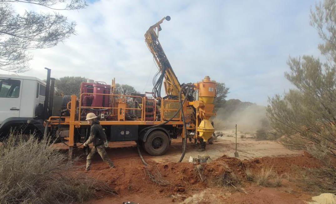 Drilling at Mt Celia