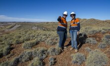 New Millennium general manager of operations Asareh Mansoori, right, at the Nullagine gold mine