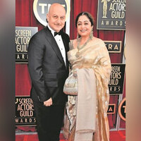 Anupam Kher, Kirron Kher pen love-filled messages for each other as they mark 40th wedding anniversary