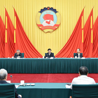 CHINA-BEIJING-WANG HUNING-CPPCC-CHAIRPERSONS COUNCIL-MEETING (CN)