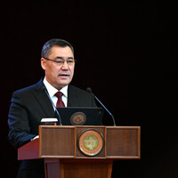 KYRGYZSTAN-BISHKEK-PRESIDENT-ECONOMY-GROWTH