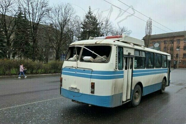 Ukrainian drone strikes passenger bus  Donbass officials