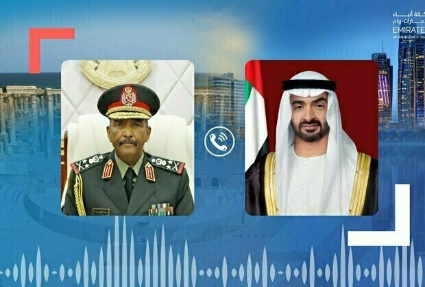 Chairman of Sudan's Sovereign Transitional Council affirms solidarity with UAE over Houthi terrorist attacks in phone call with Mohamed bin Zayed