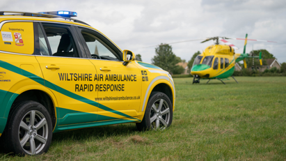 Grant UK donates £10,000 to Wiltshire Air Ambulance