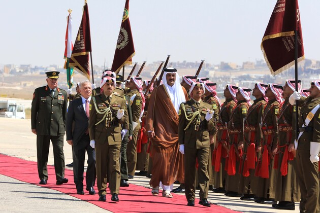 JORDAN-AMMAN-KING-QATAR EMIR-MEETING