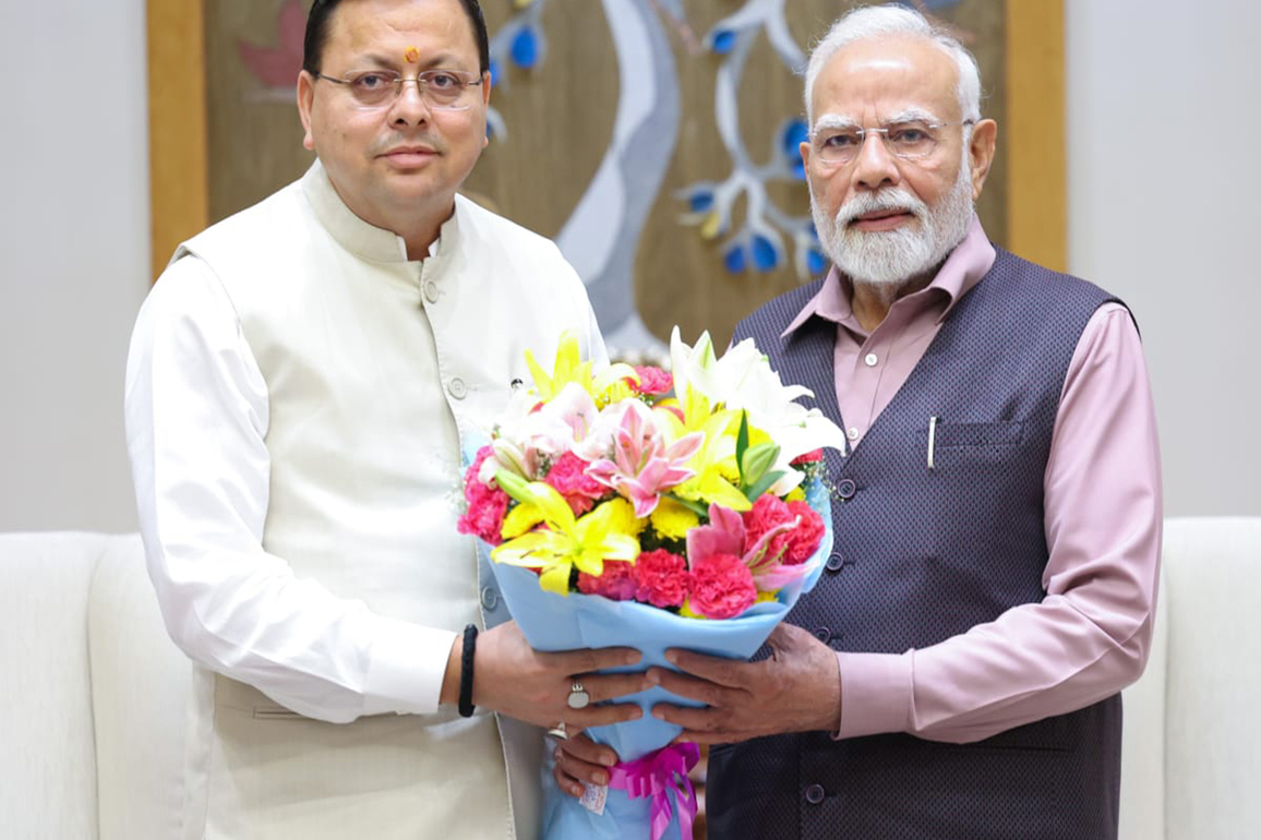 Uttarakhand CM Dhami meets PM Modi in Delhi