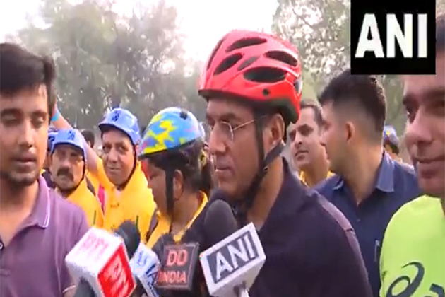 Union Sports Minister Mansukh Mandaviya joins 'Fit India Sunday on Cycle' campaign, emphasises importance of physical activity