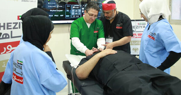 Pilot opening of 'Jaheziya' Simulation Centre at Sheikh Mohammed bin Zayed Field Hospital in Syria
