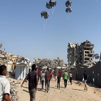 UAE carries out 72nd airdrop of aid over Gaza Strip