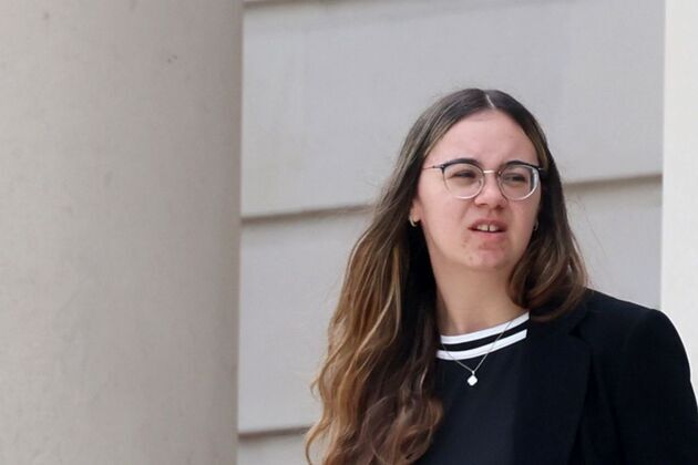 Young woman who killed dog walker sobs after telling court 'I didn't see her'