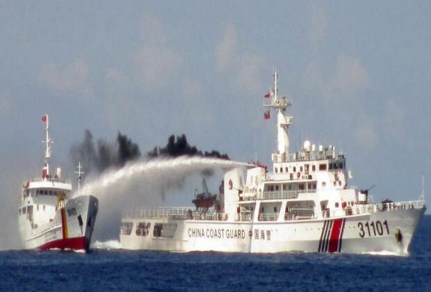 Philippines protest attack by Chinese ship in South China Sea