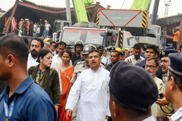 "12-15 still trapped inside; rescue ops underway": Suvendu Adhikari on Kolkata's Taratala godown collapse