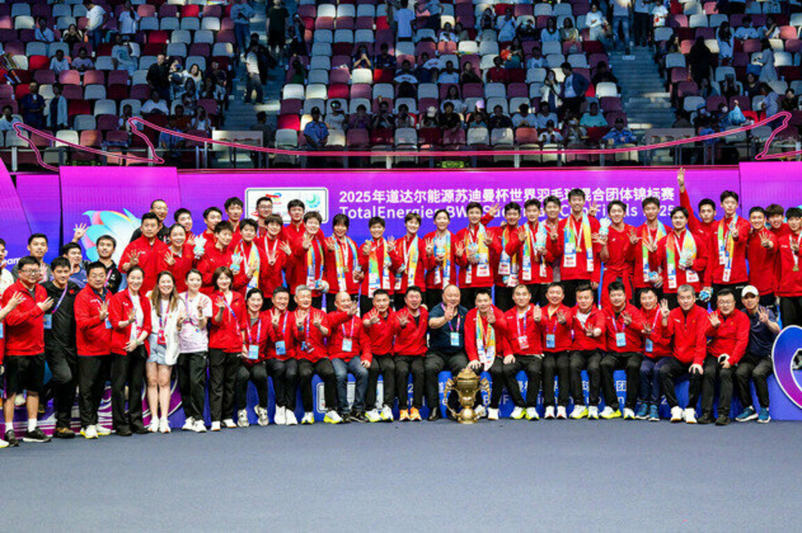 China beat South Korea to win record-extending 14th Sudirman Cup title