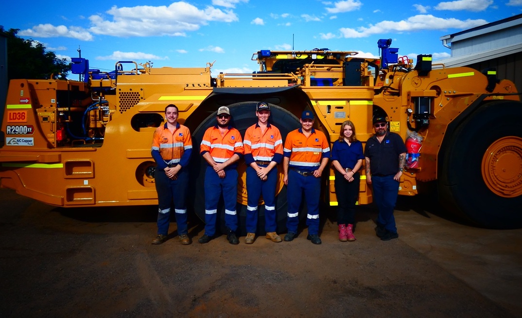 RCT team installs AutoNav automation on CAT hybrid loader at AIC Mines’ Eloise Copper Mine