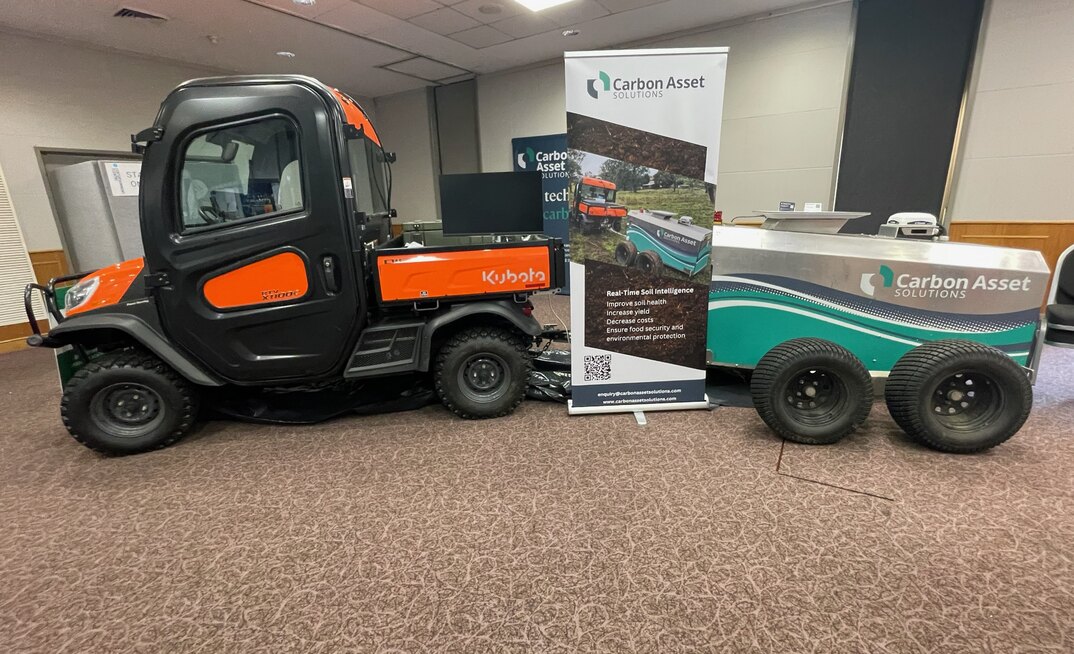 A new method of measuring soil carbon using neutrons was on display in Albury, New South Wales, recently.