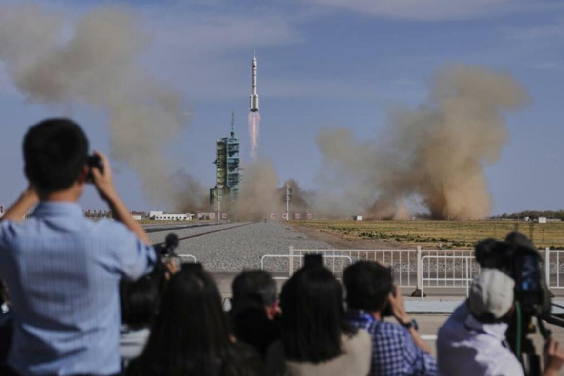 China launches astronauts to replace space station crew