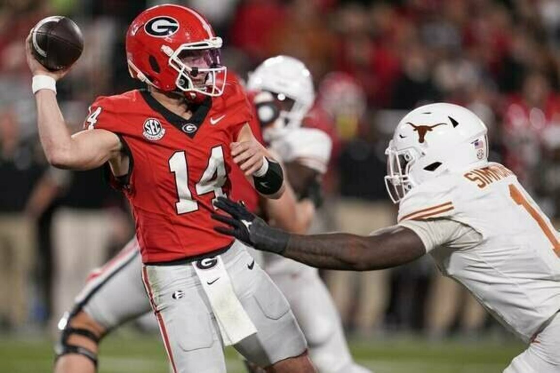 CFP: Georgia joins Ohio State, Indiana, Texas A&M in top 4