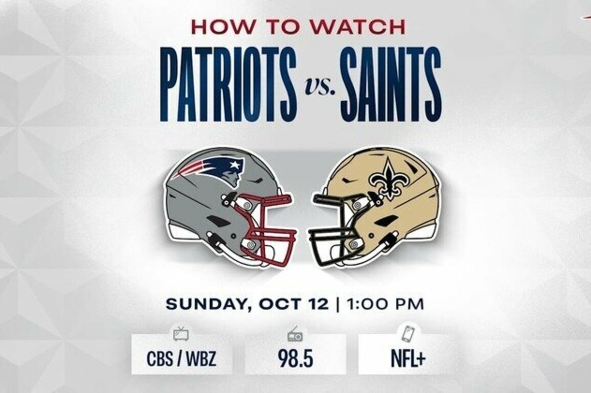 How to Watch/Listen: Patriots at Saints