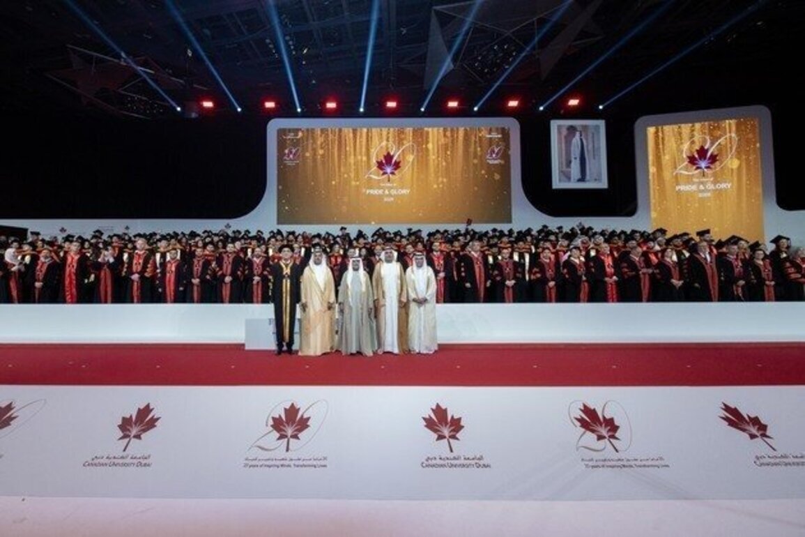 Nahyan bin Mubarak attends graduation ceremony of Canadian University Dubai's 15th Commencement