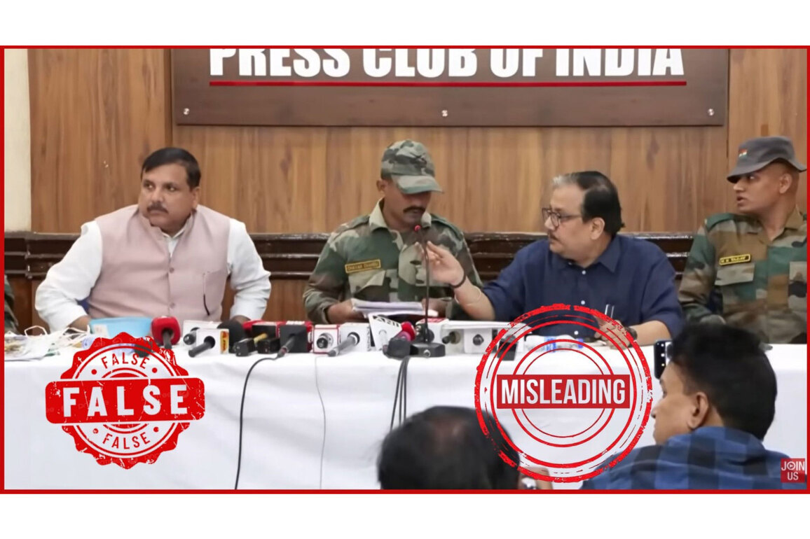 Indian Army debunks viral press conference video, calls it bid to malign force's image