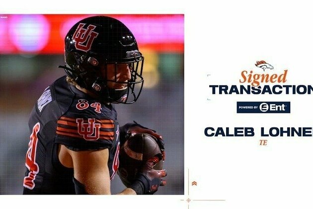 Broncos TE Caleb Lohner signs rookie contract