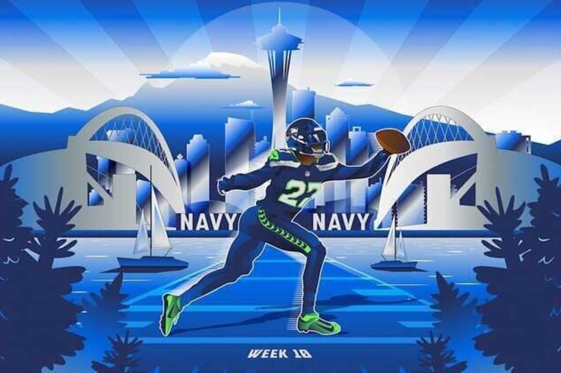Seahawks Reveal Uniform Combo For Week 10 vs. Cardinals