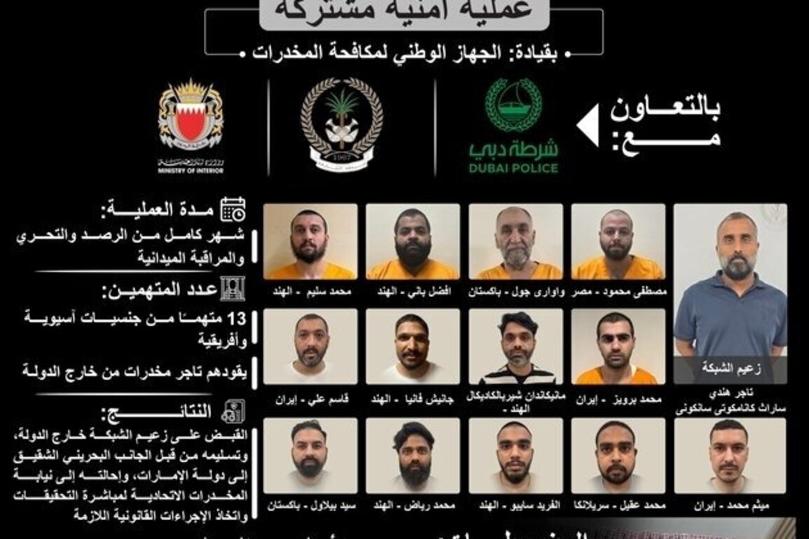 UAE National Drug Enforcement Authority arrests drug trafficking gang