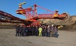 The Tenova TAKRAF BWE at Zhahanaoer open pit mine in China