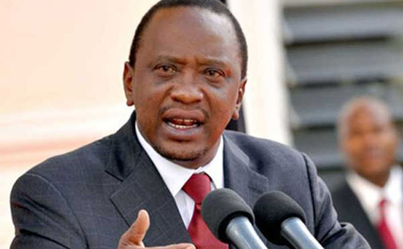 Pulezidenti Uhuru Kenyata ng'ayogera Pulezidenti Uhuru Kenyata ng'ayogera