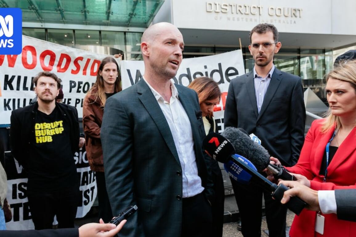 Climate activists fined after Woodside AGM stench gas media stunt