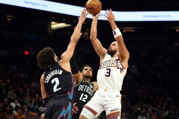 Dillon Brooks' 40 points helps Suns topple East-leading Pistons