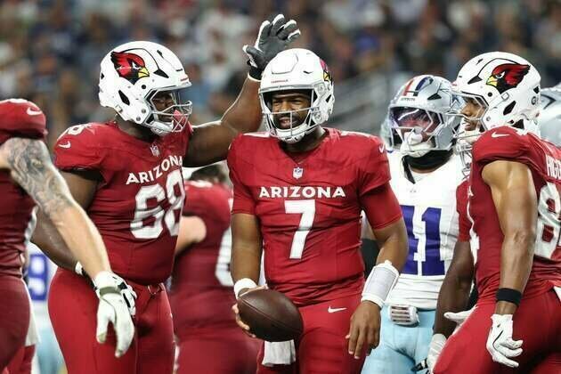 Jacoby Brissett tosses 2 TDs as Cardinals top Cowboys to end skid