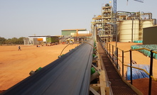 The CIL plant of Hummingbird's newly commissioned Yanfolila gold mine in Mali