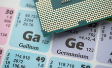 Ge (Germanium) Ga (Gallium) in the periodic table with CPU processor.  Credit Shutterstock